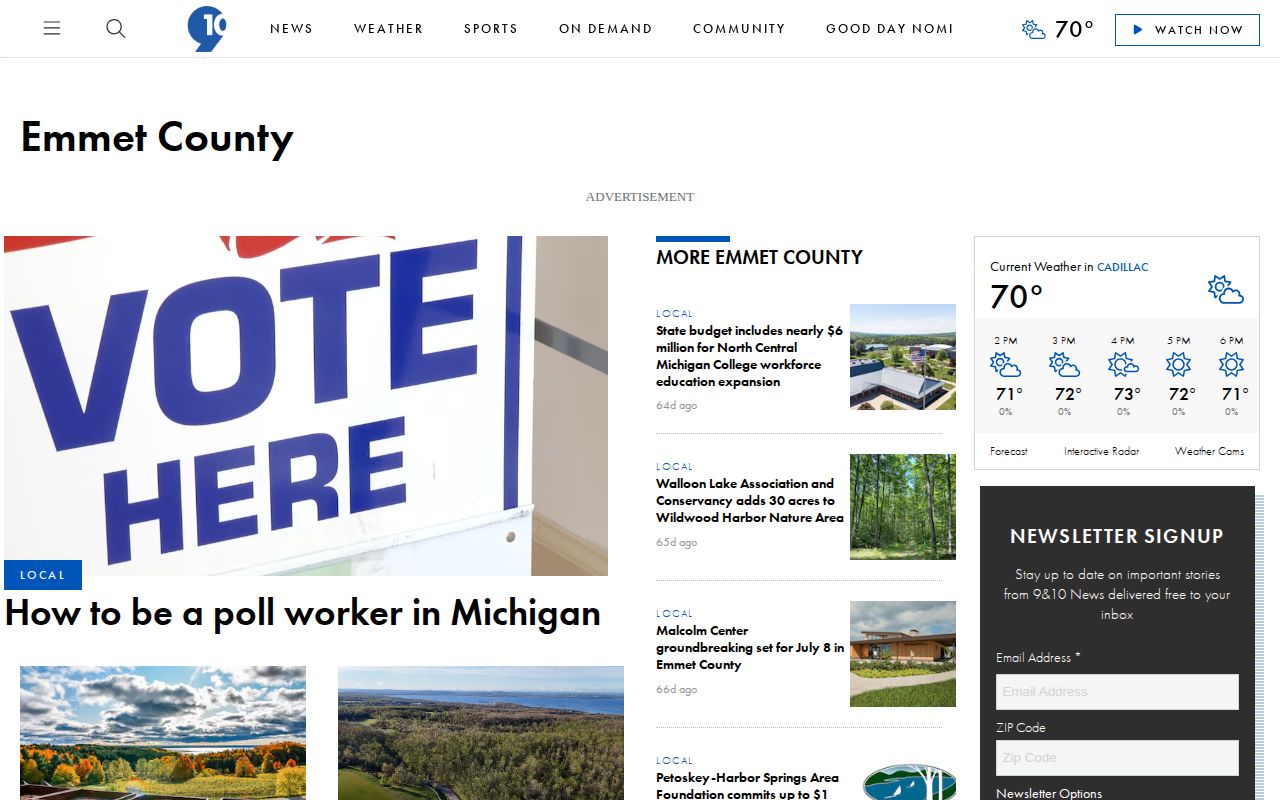 9 and 10 News Emmet County topic archive